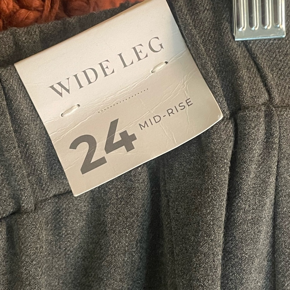 Lane Bryant Gray Wide Leg Cargo Pants